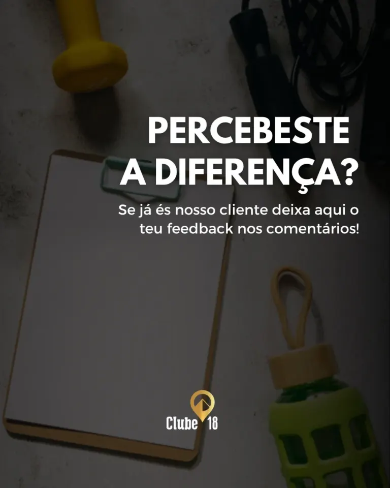 Clube18 · design para redes sociais da The Pear Marketing