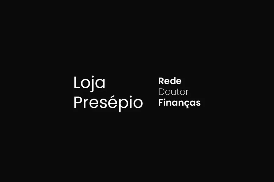 Loja Presépio, Rede Doutor Finanças · trabalho da The Pear Marketing