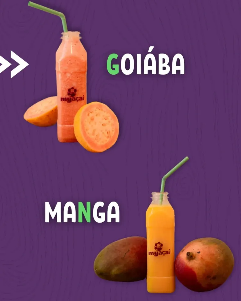 My Açaí · design para redes sociais da The Pear Marketing