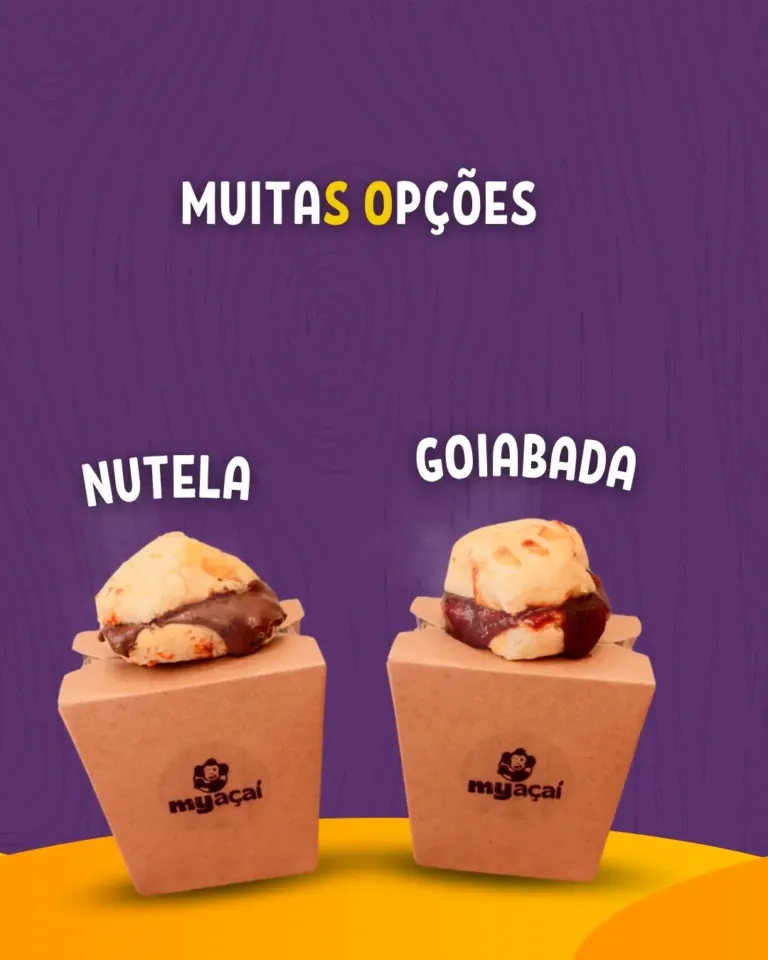 My Açaí · design para redes sociais da The Pear Marketing