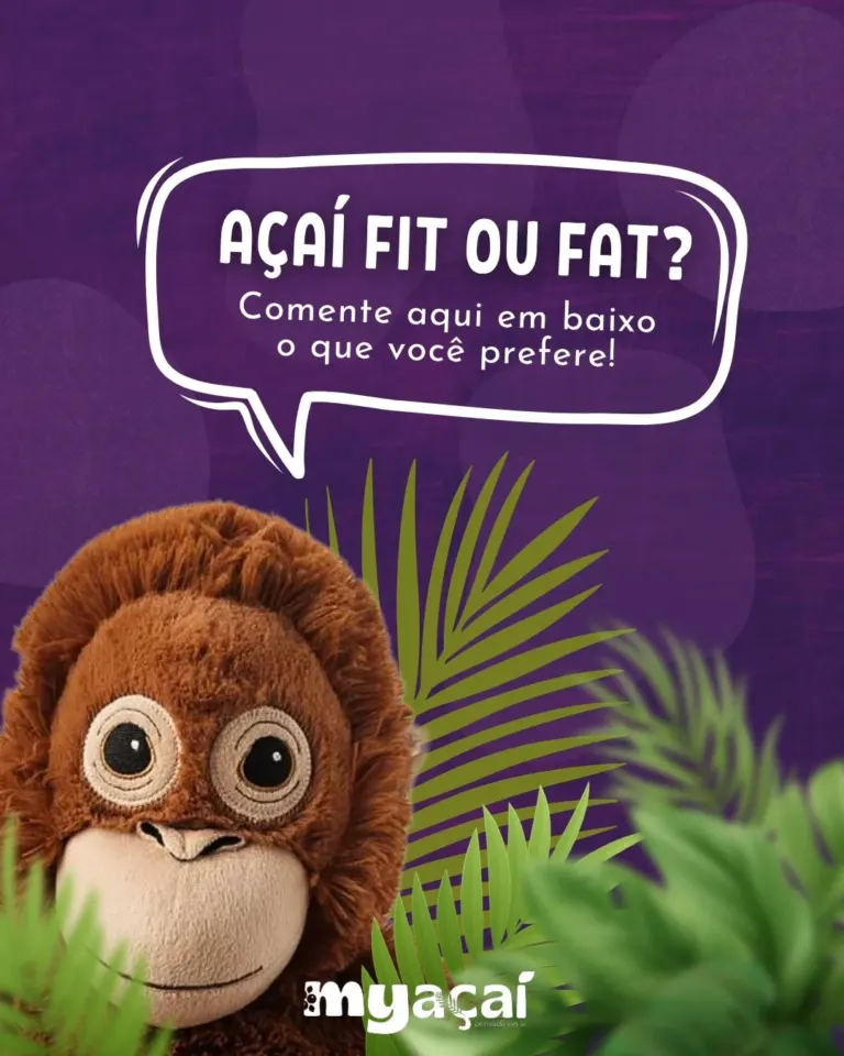 My Açaí · design para redes sociais da The Pear Marketing