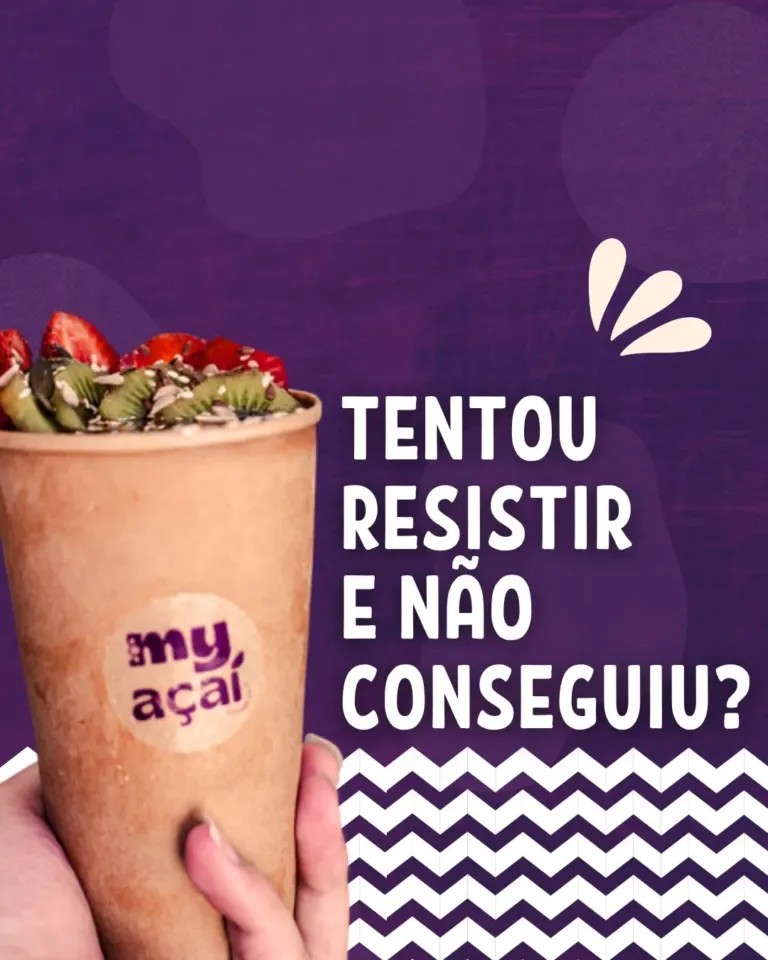 My Açaí · design para redes sociais da The Pear Marketing