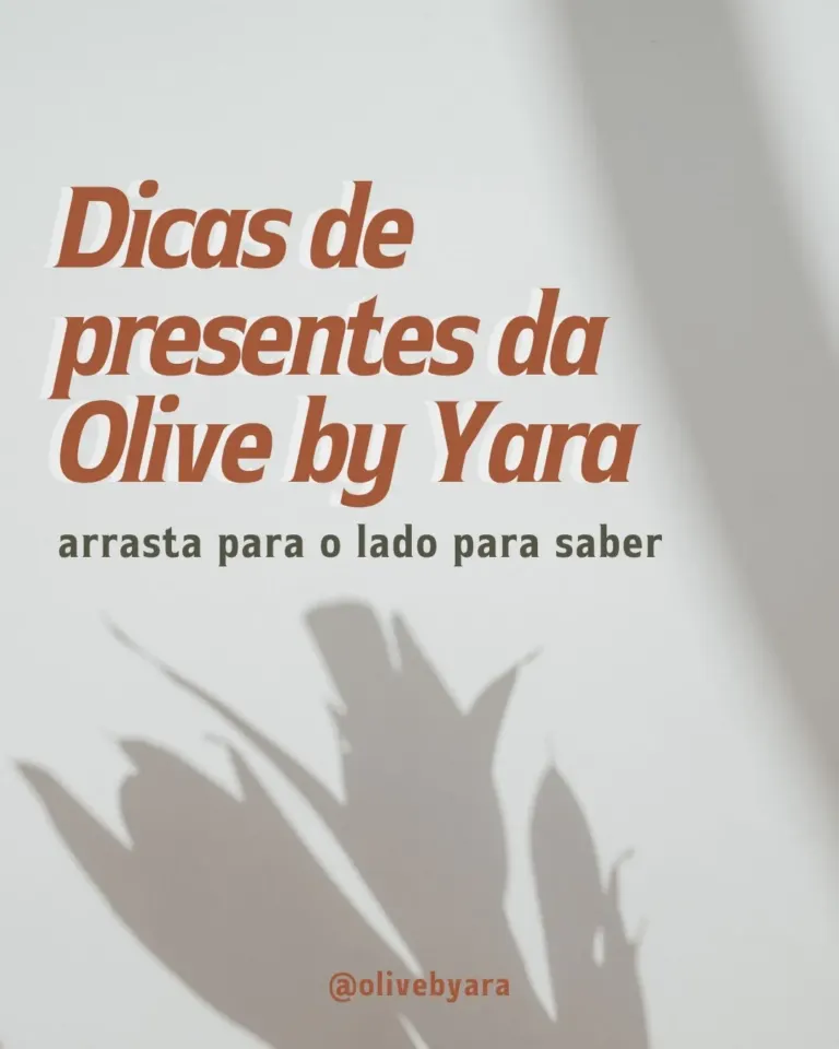 Olive by Yara · design para redes sociais da The Pear Marketing