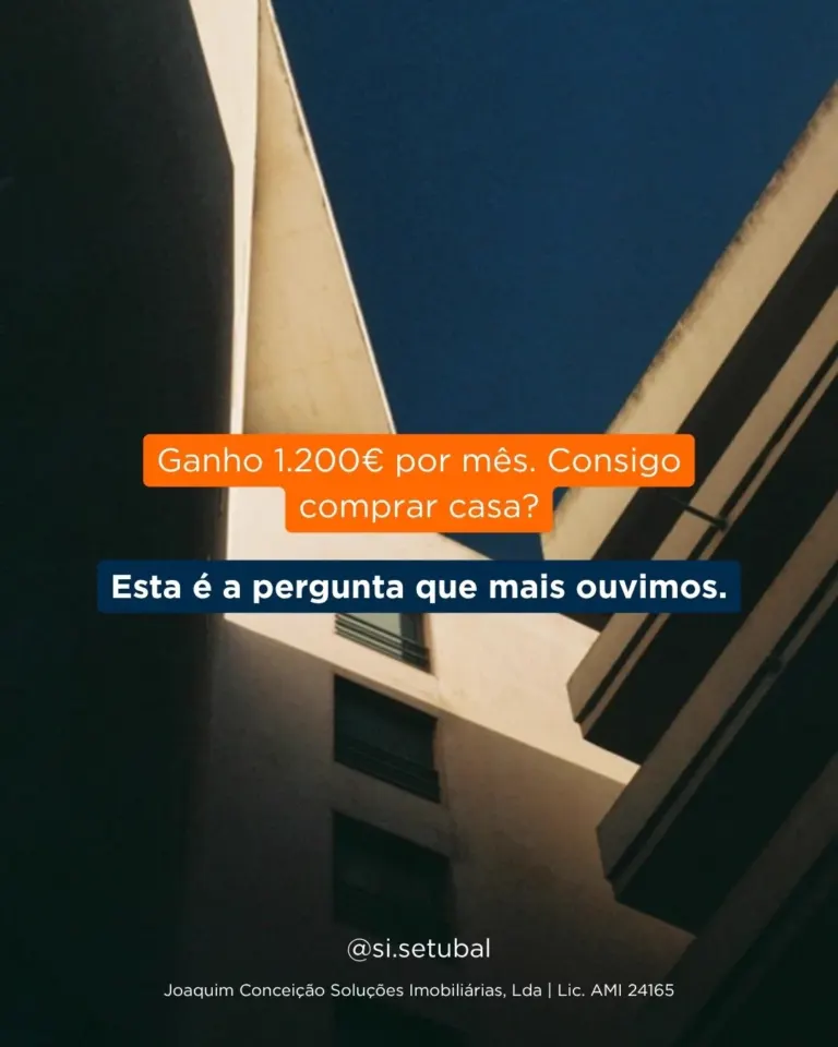 SI Imobiliária Setúbal · design para redes sociais da The Pear Marketing