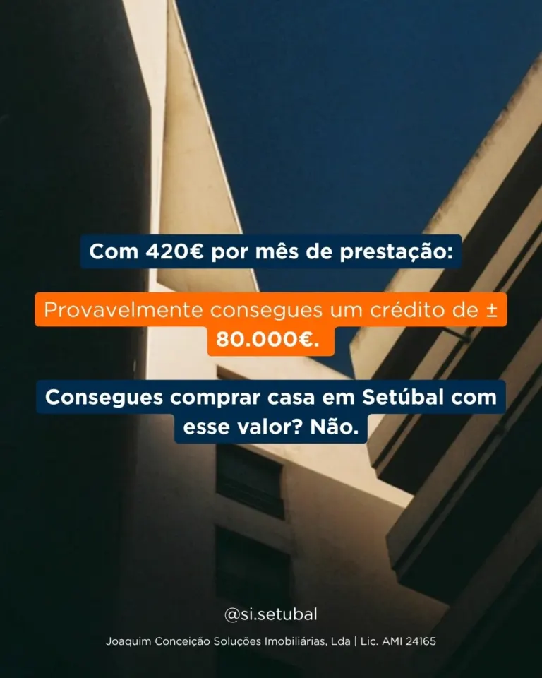 SI Imobiliária Setúbal · design para redes sociais da The Pear Marketing
