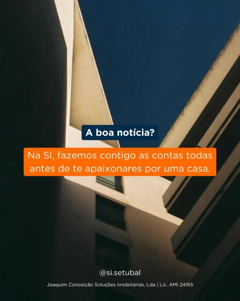 SI Imobiliária Setúbal · design para redes sociais da The Pear Marketing