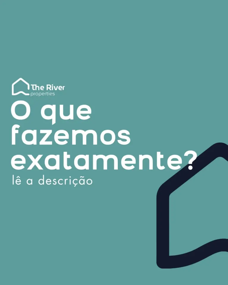 Case The River Properties: De presença genérica a autoridade no investimento imobiliário · design para redes sociais da The Pear Marketing