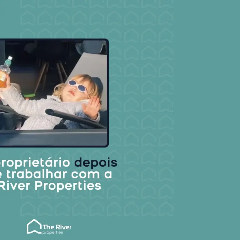 Case The River Properties: De presença genérica a autoridade no investimento imobiliário · design para redes sociais da The Pear Marketing