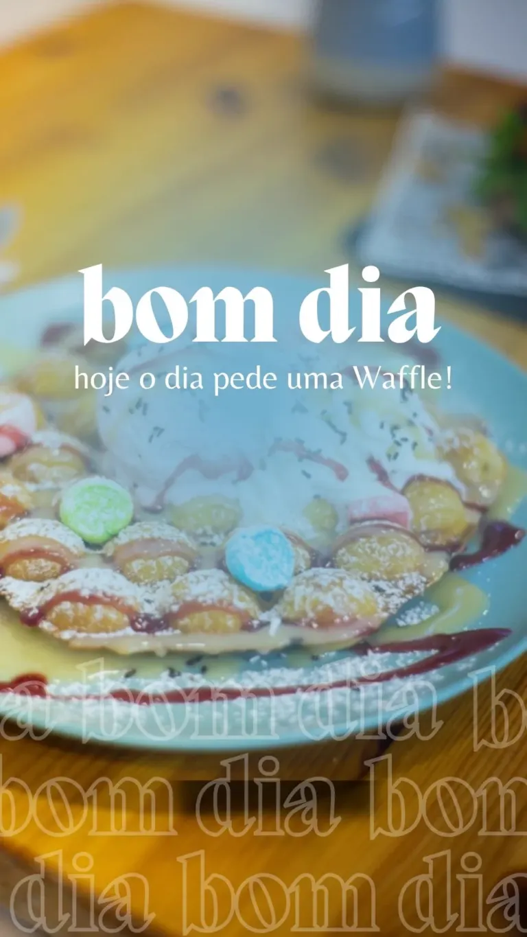 Waffle Lovers · design para redes sociais da The Pear Marketing